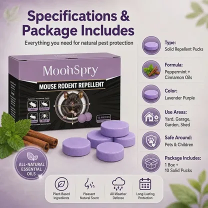 All-Natural Pest & Rodent Repellent Pucks