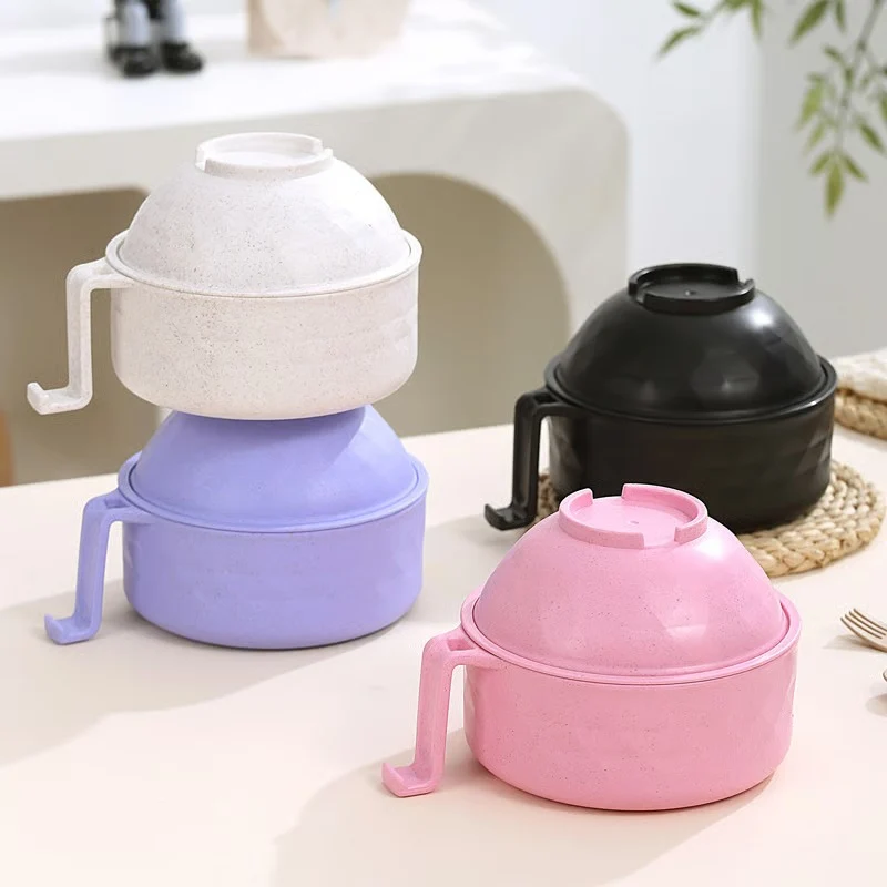 ๐ Microwave Ramen Cooker Bowl Set โ Cook, Drain & Enjoy Noodles in Minutes