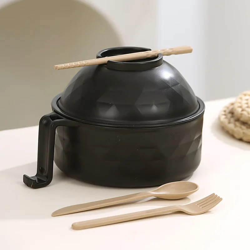 ๐ Microwave Ramen Cooker Bowl Set โ Cook, Drain & Enjoy Noodles in Minutes