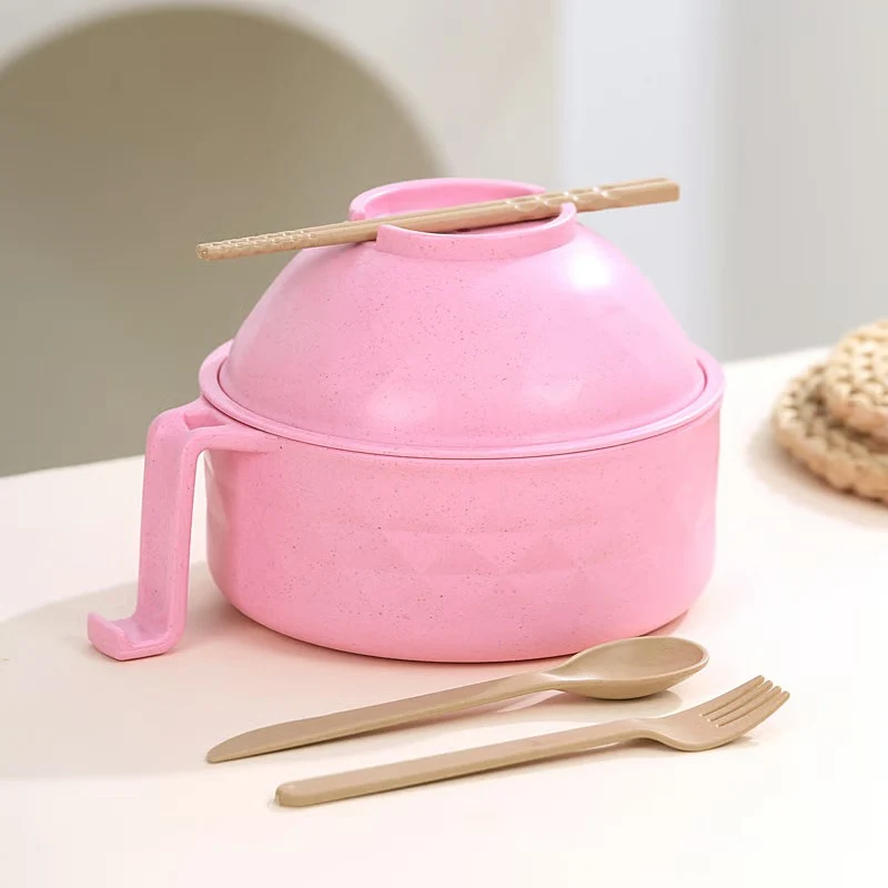 ๐ Microwave Ramen Cooker Bowl Set โ Cook, Drain & Enjoy Noodles in Minutes