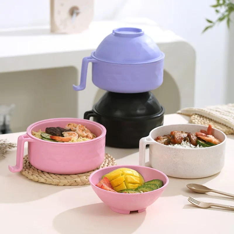 ๐ Microwave Ramen Cooker Bowl Set โ Cook, Drain & Enjoy Noodles in Minutes