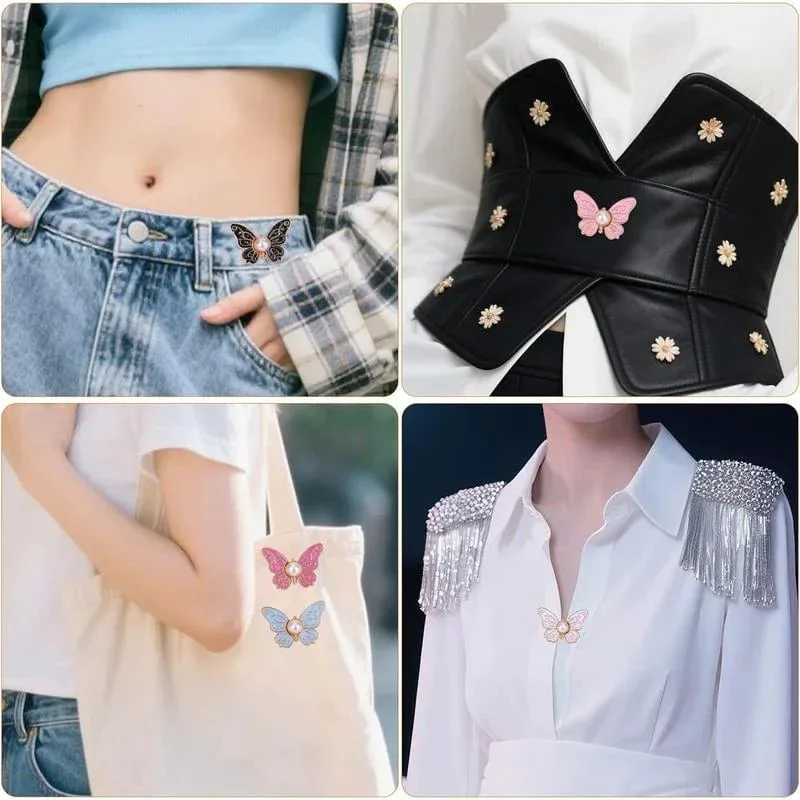 ๐ฆ 8PCS Butterfly Waist Buckle Set for Dresses & Clothing